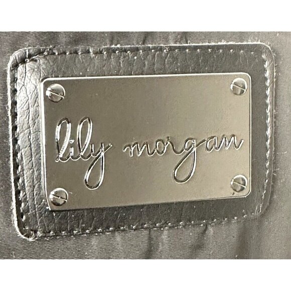 Lily Morgan Winter Parka Hooded Coat Removable Faux Fur Trim Black Womens Sz XL - Picture 8 of 14